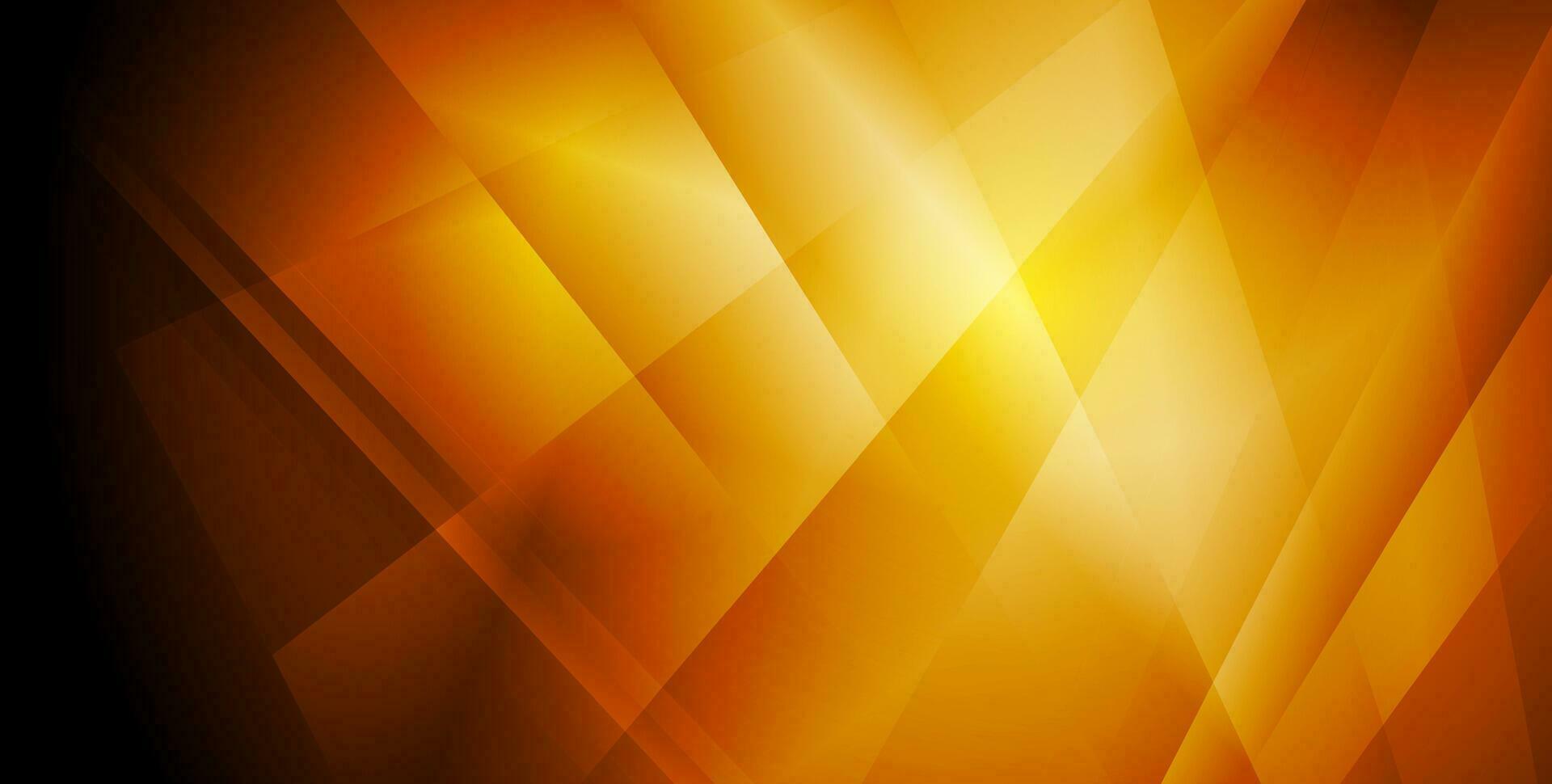 Dark orange glossy tech low poly abstract background vector