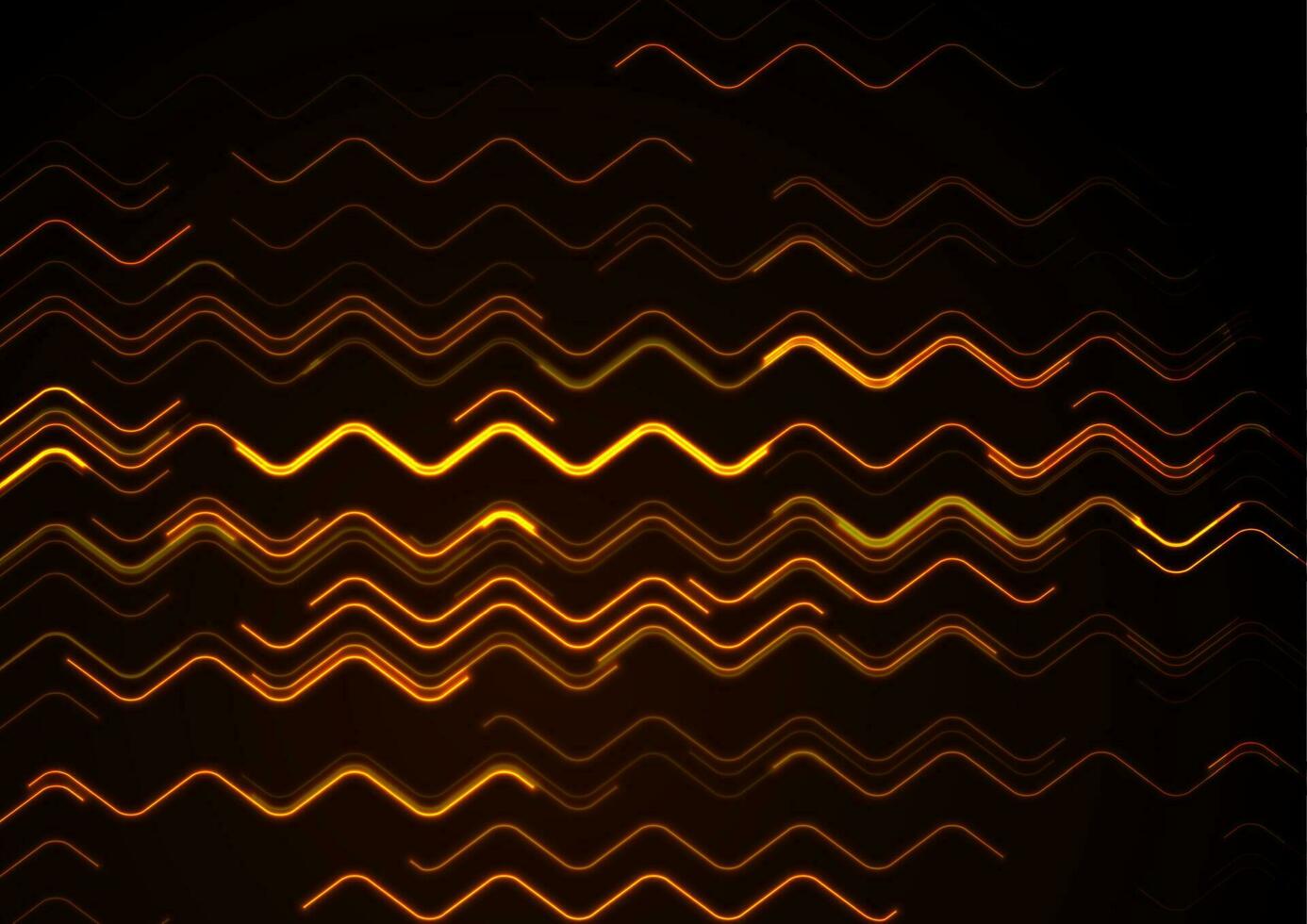 Futuristic technology background with neon lines vector