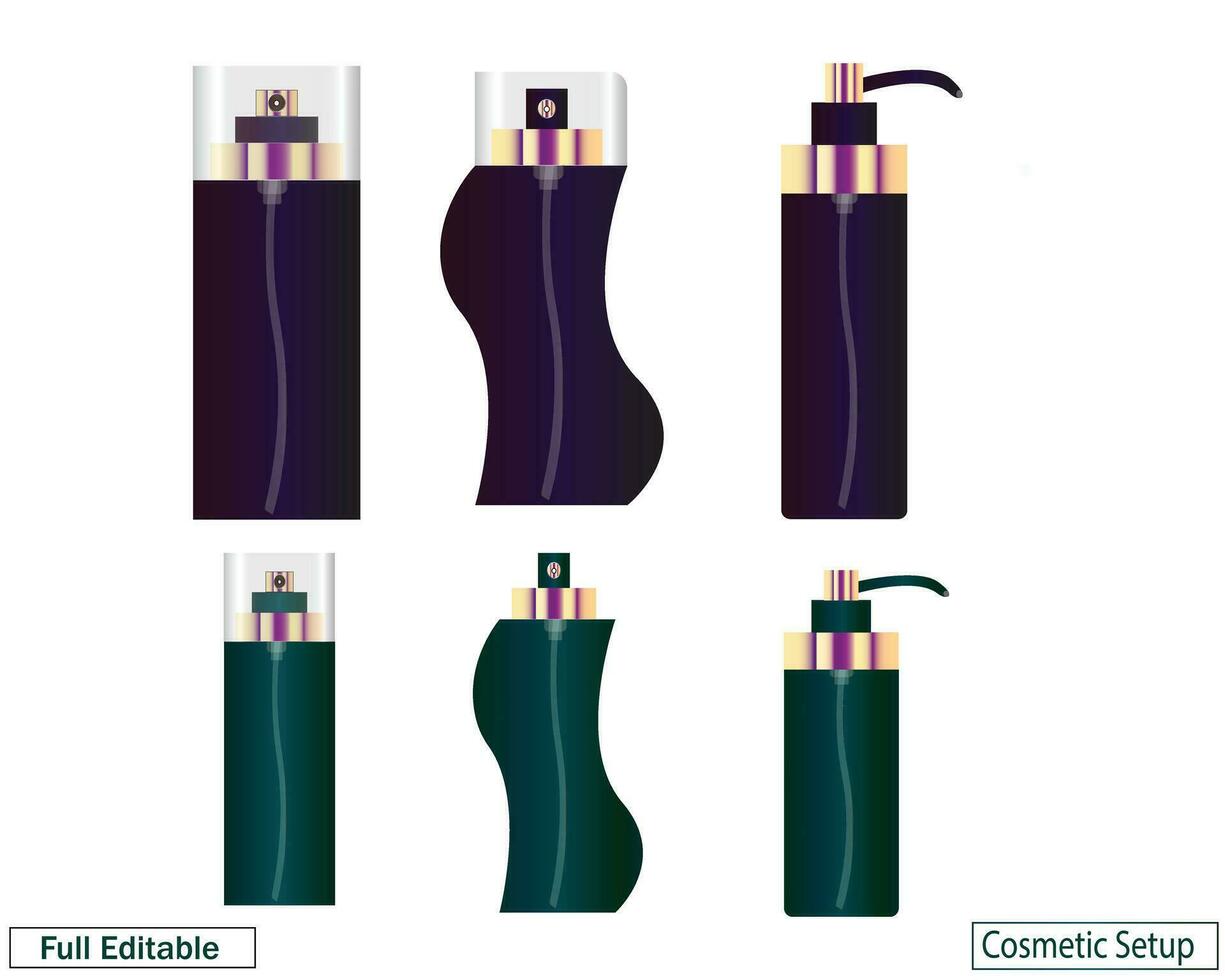 jar, spray bottle, perfume bottle, shampoo bottle, centenar, glass bottle, trio glass bottle, Sipper water bottle vector