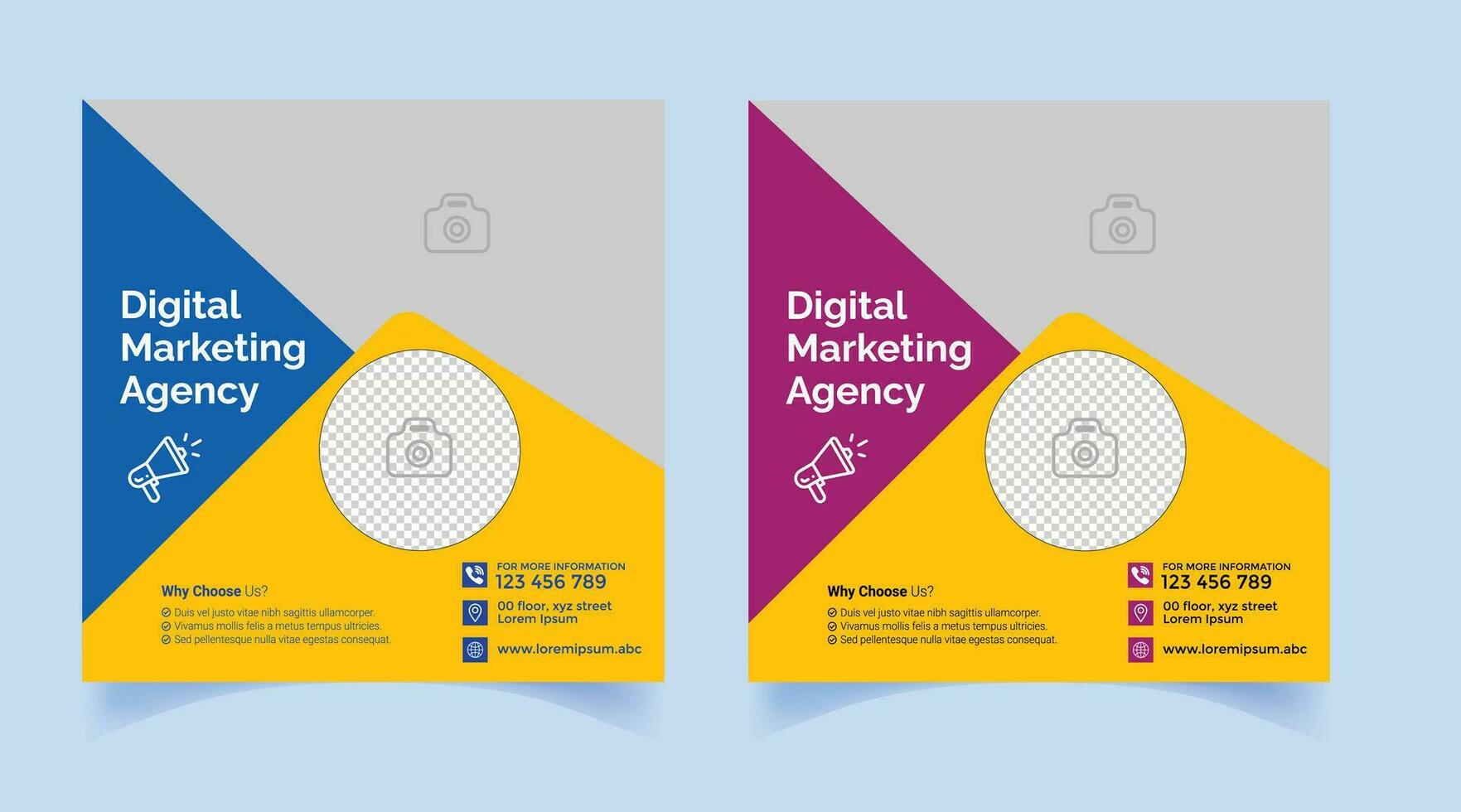 Social Media Banner vector