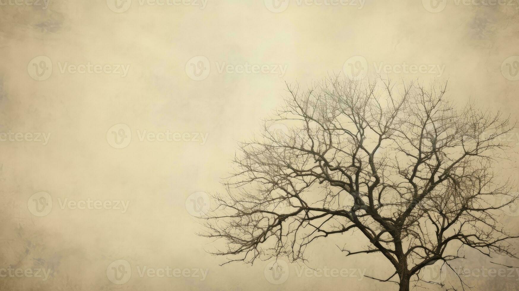 bare tree. silhouette concept photo