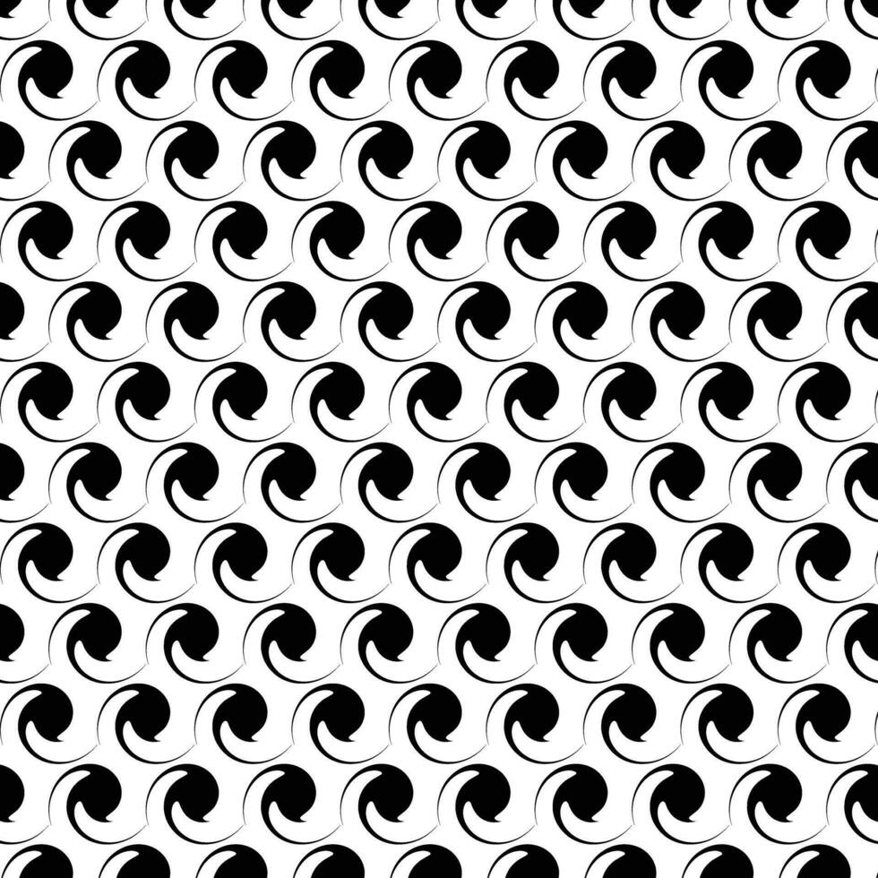 Black and white seamless pattern Background Design vector