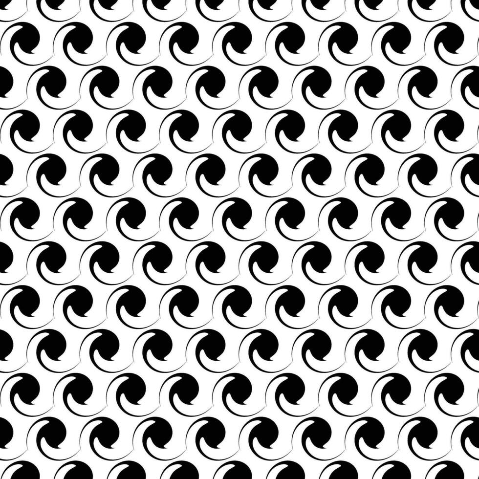 Black and white seamless pattern Background Design vector