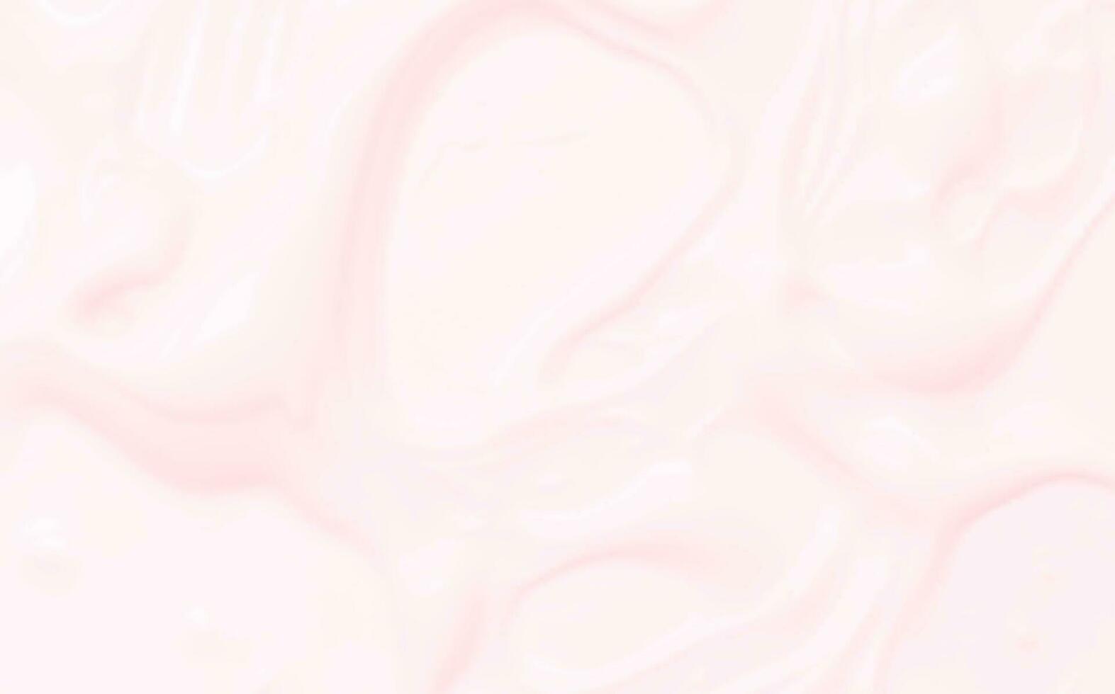 Pink spreading texture of cream, ice cream or icing. Light background of strawberry dessert, jelly or confectionery cream. vector