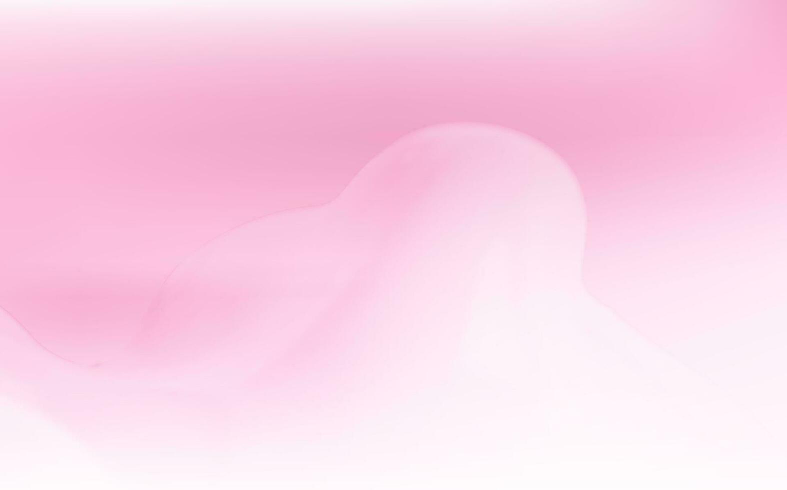 Pink spreading texture of cream, ice cream or icing. Light background of strawberry dessert, jelly or confectionery cream. vector