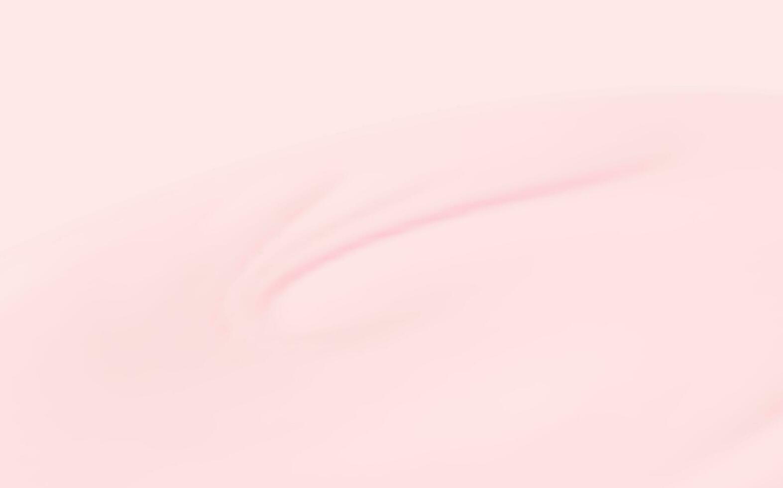 Pink spreading texture of cream, ice cream or icing. Light background of strawberry dessert, jelly or confectionery cream. vector