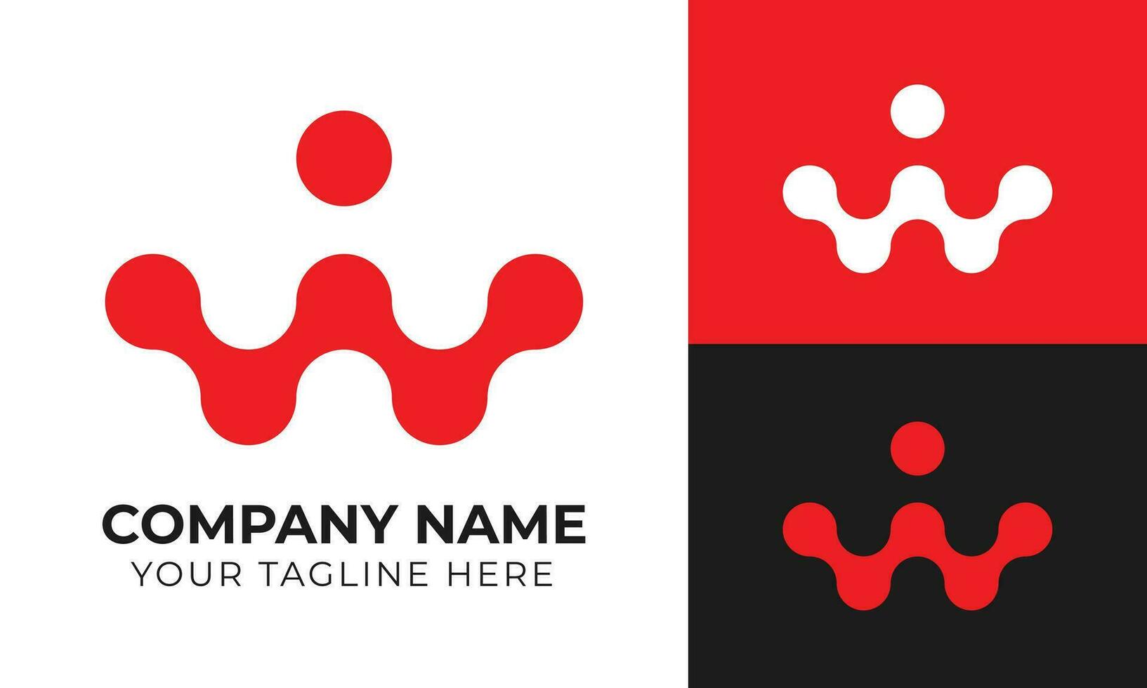 Professional creative minimal abstract business logo design template Free Vector