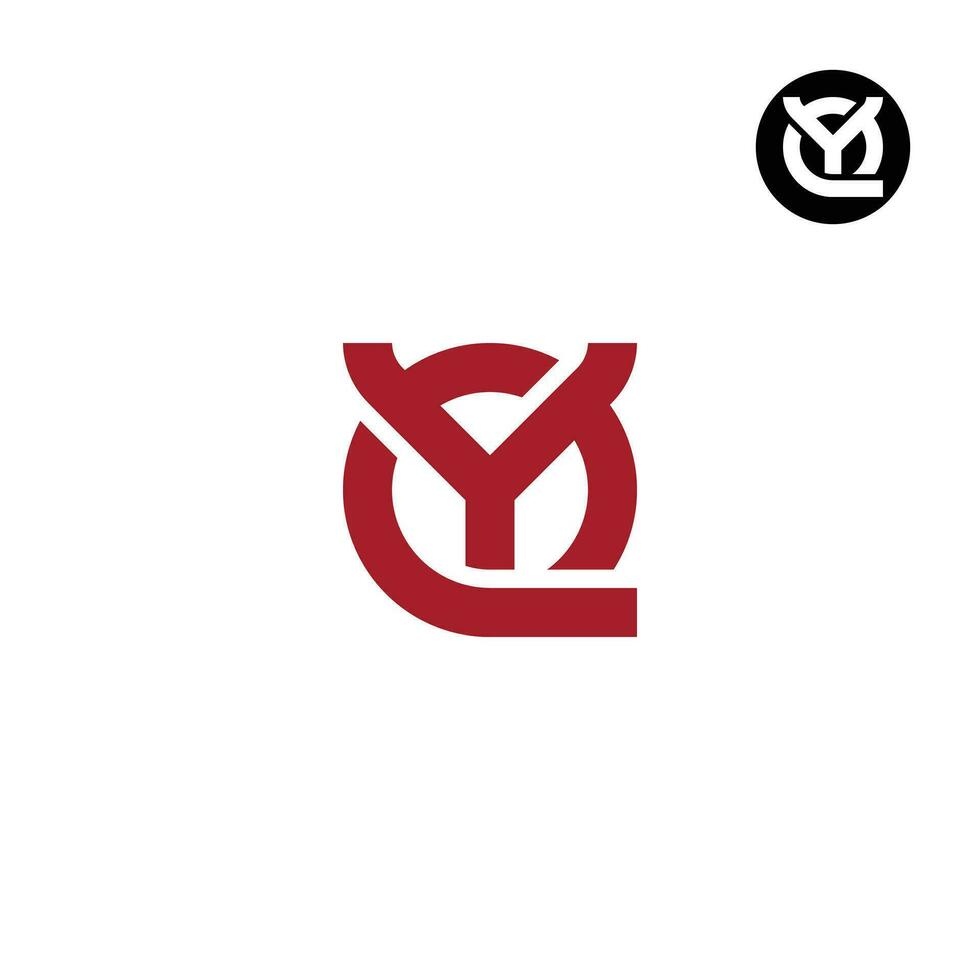 Letter QY YQ Monogram Logo Design vector