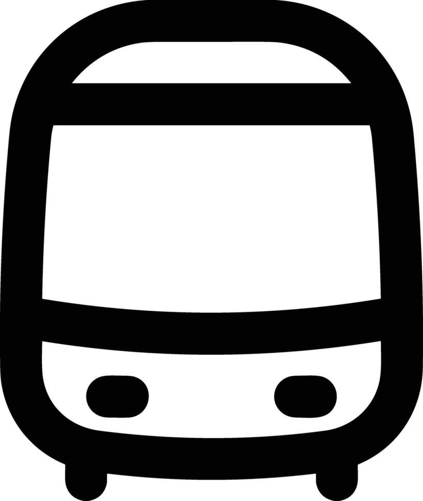 Bus transportation symbol icon vector image. Illustration of the silhouette bus transport public travel design image. EPS 10