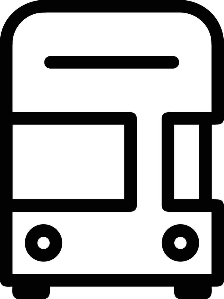 Bus transportation symbol icon vector image. Illustration of the silhouette bus transport public travel design image. EPS 10