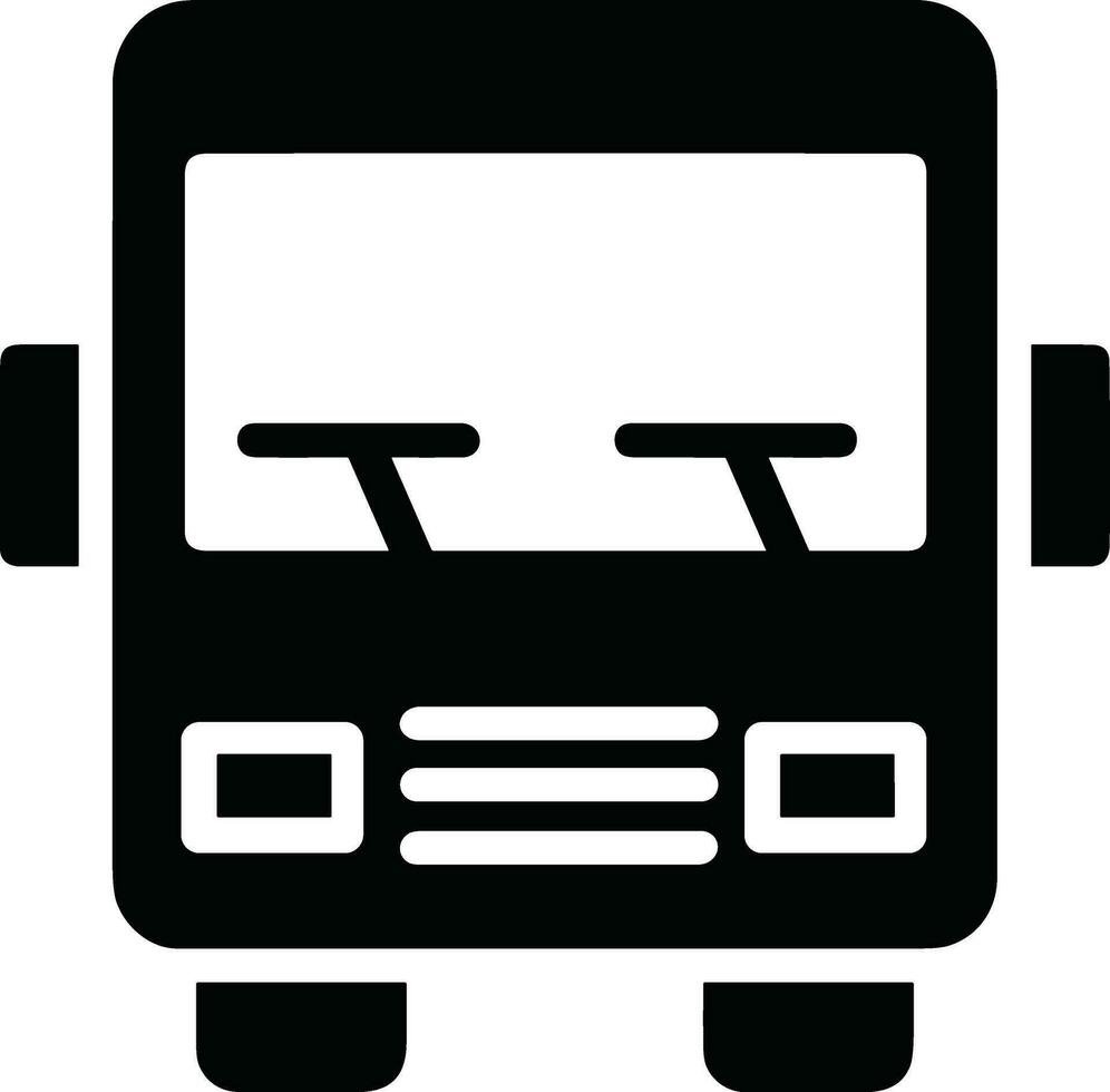 autobús transporte símbolo icono vector imagen. ilustración de el silueta autobús transporte público viaje diseño imagen. eps 10