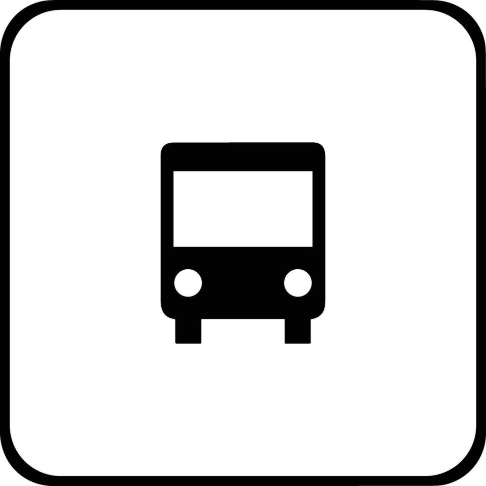 Bus transportation symbol icon vector image. Illustration of the silhouette bus transport public travel design image. EPS 10