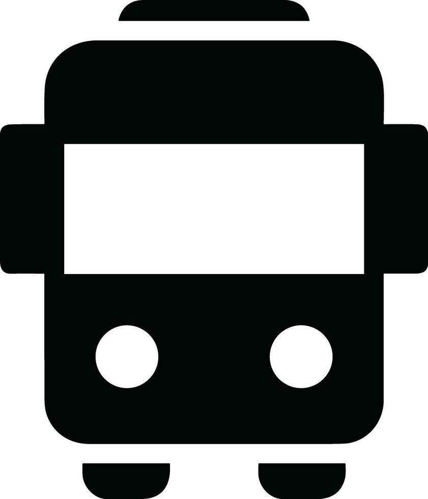 Bus transportation symbol icon vector image. Illustration of the silhouette bus transport public travel design image. EPS 10