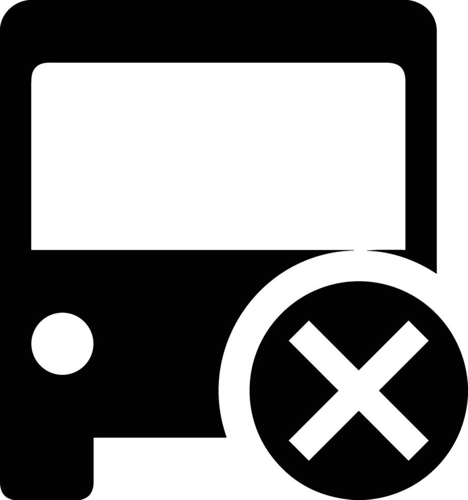 Bus transportation symbol icon vector image. Illustration of the silhouette bus transport public travel design image. EPS 10