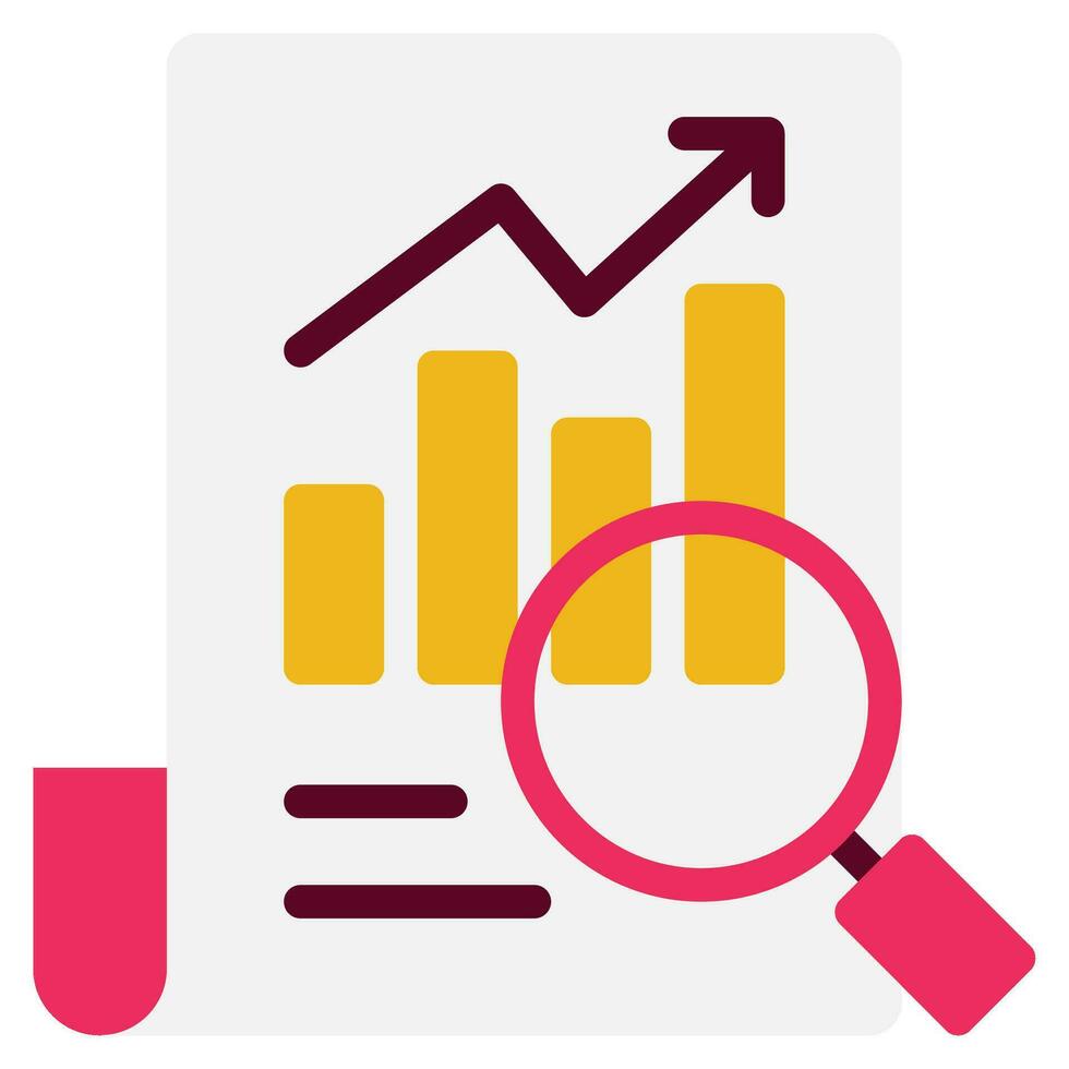 Market Research icon vector