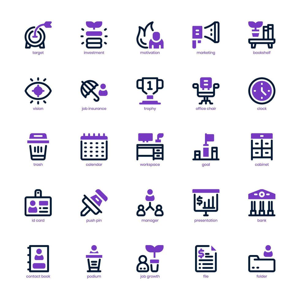 Business and Corporation icon pack for your website, mobile, presentation, and logo design. Business and Corporation icon mixed line and solid design. Vector graphics illustration and editable stroke.