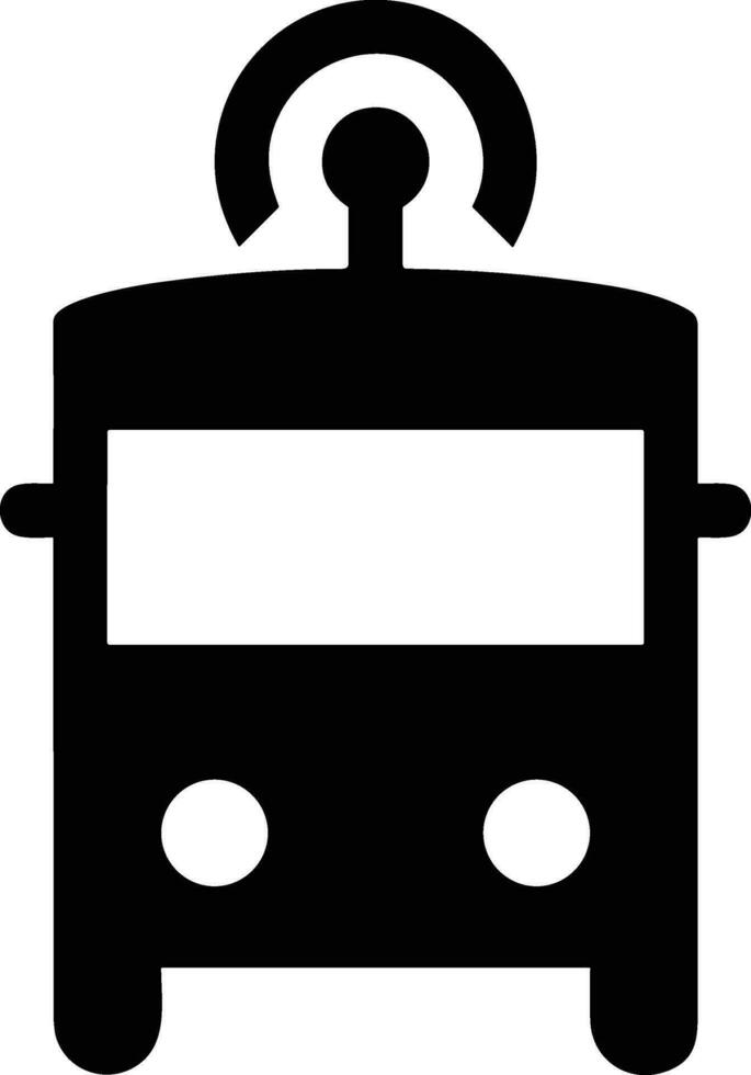 Bus transportation symbol icon vector image. Illustration of the silhouette bus transport public travel design image. EPS 10