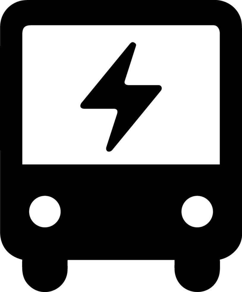 Bus transportation symbol icon vector image. Illustration of the silhouette bus transport public travel design image. EPS 10