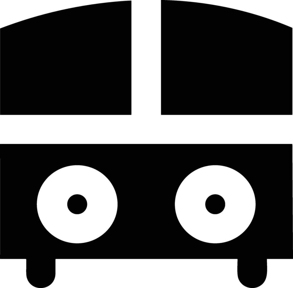 Bus transportation symbol icon vector image. Illustration of the silhouette bus transport public travel design image. EPS 10