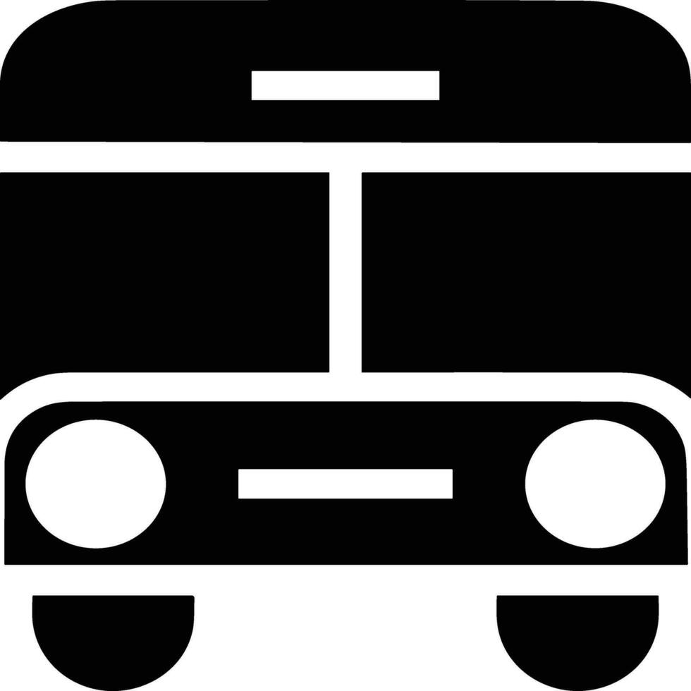 Bus transportation symbol icon vector image. Illustration of the silhouette bus transport public travel design image. EPS 10