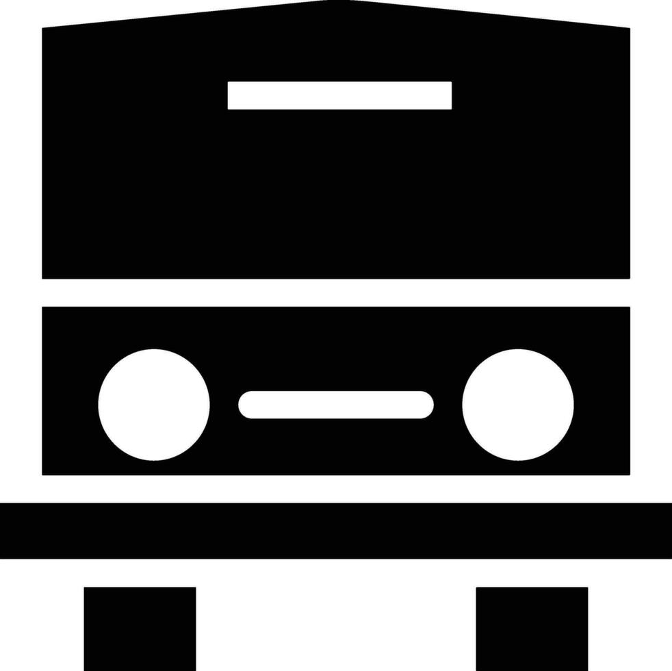 Bus transportation symbol icon vector image. Illustration of the silhouette bus transport public travel design image. EPS 10