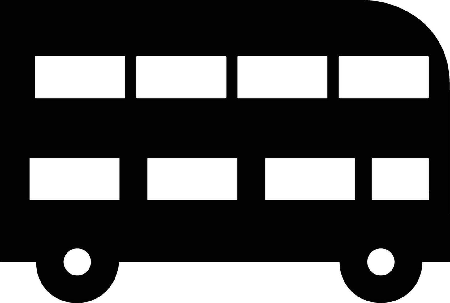 Bus transportation symbol icon vector image. Illustration of the silhouette bus transport public travel design image. EPS 10