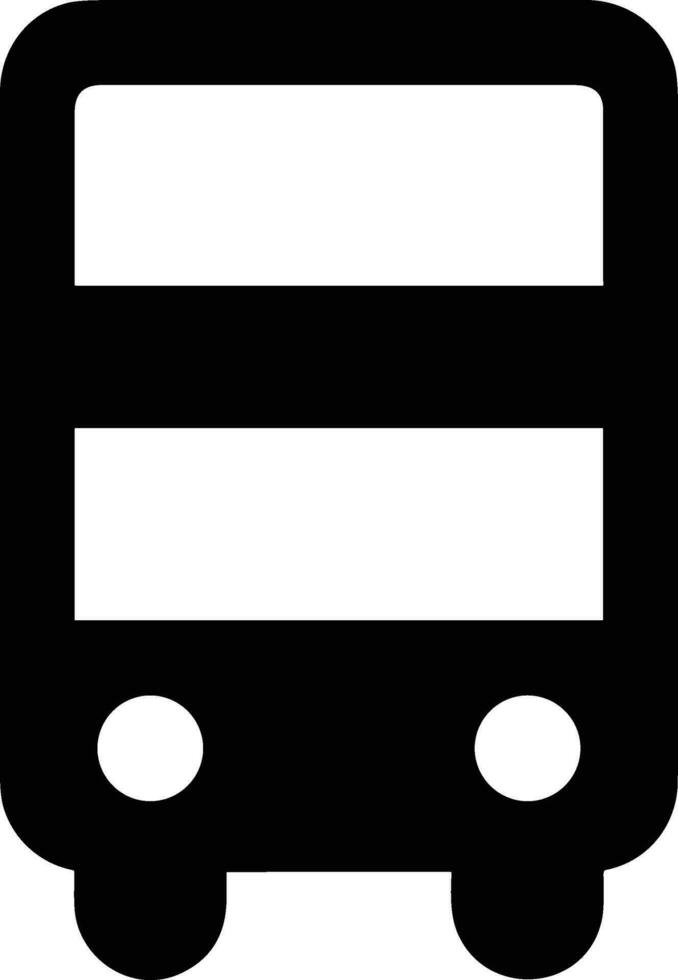 Bus transportation symbol icon vector image. Illustration of the silhouette bus transport public travel design image. EPS 10