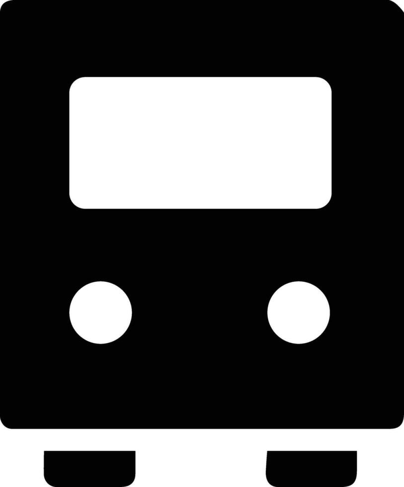 Bus transportation symbol icon vector image. Illustration of the silhouette bus transport public travel design image. EPS 10