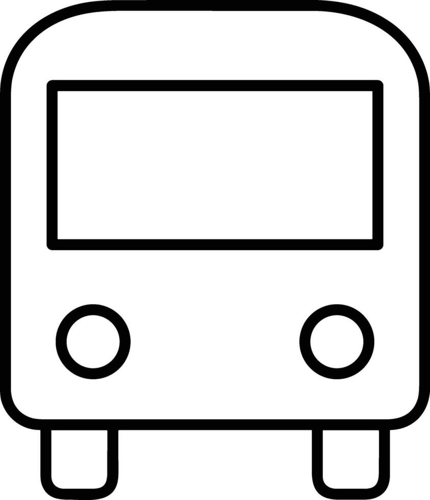 Bus transportation symbol icon vector image. Illustration of the silhouette bus transport public travel design image. EPS 10