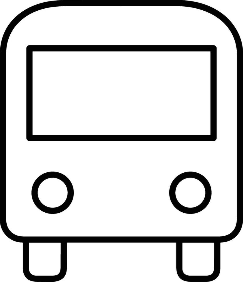 Bus transportation symbol icon vector image. Illustration of the silhouette bus transport public travel design image. EPS 10