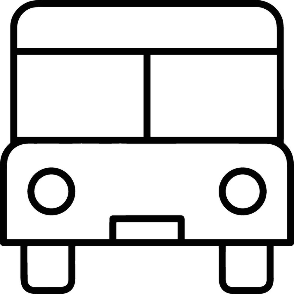 Bus transportation symbol icon vector image. Illustration of the silhouette bus transport public travel design image. EPS 10