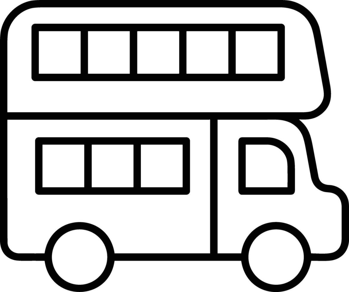 Bus transportation symbol icon vector image. Illustration of the silhouette bus transport public travel design image. EPS 10