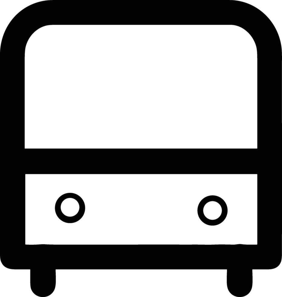 Bus transportation symbol icon vector image. Illustration of the silhouette bus transport public travel design image. EPS 10