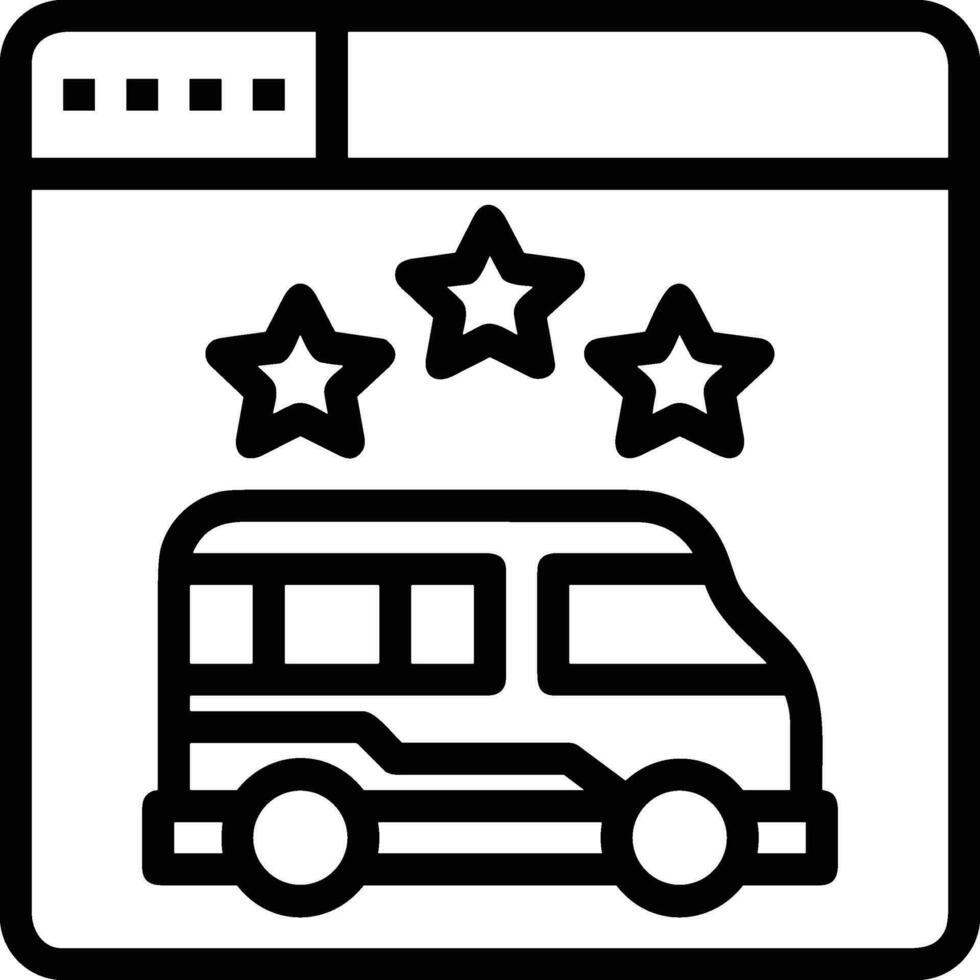 Bus transportation symbol icon vector image. Illustration of the silhouette bus transport public travel design image. EPS 10