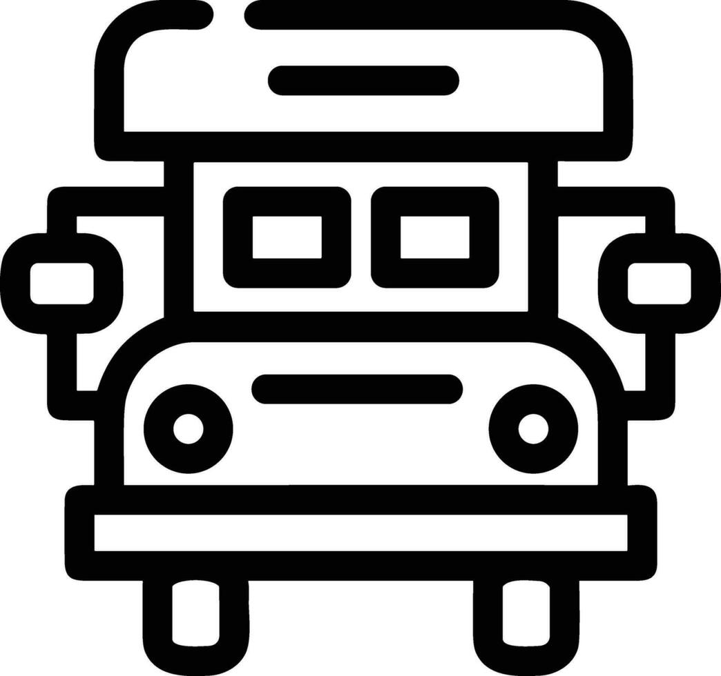 Bus transportation symbol icon vector image. Illustration of the silhouette bus transport public travel design image. EPS 10