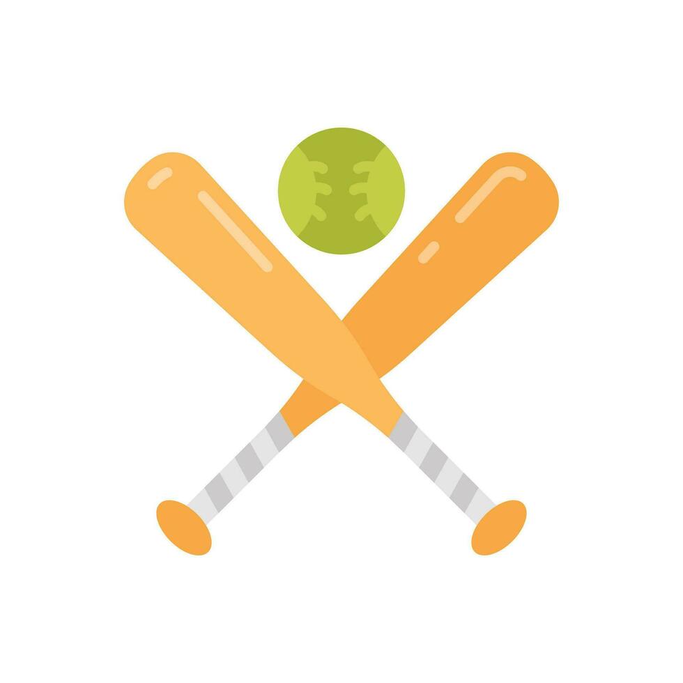 Baseball icon in vector. Illustration vector