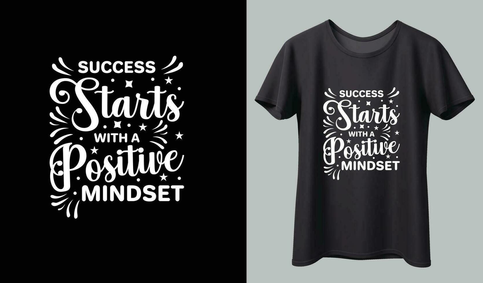 Motivation T-shirt Design vector