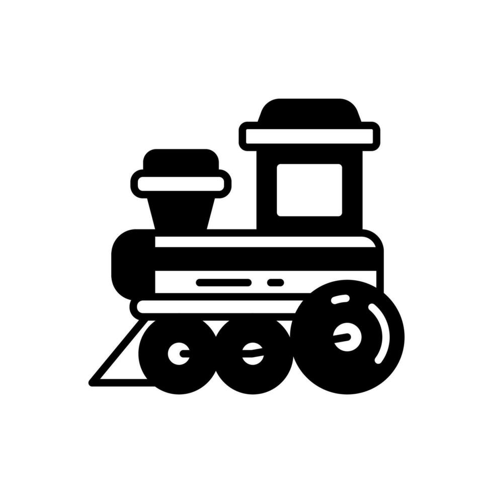 tren juguete icono en vector. ilustración vector