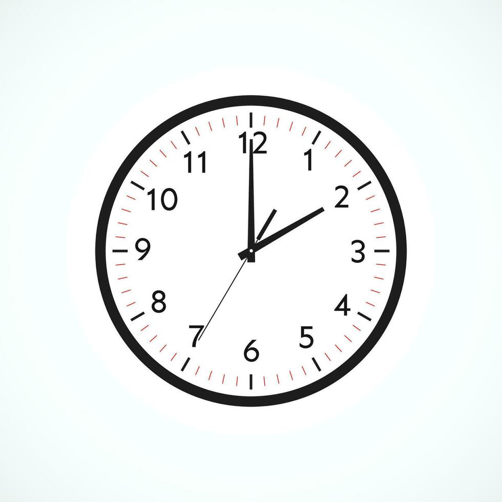 Clock vector icon. Clock face isolated on white background. 27453388 ...