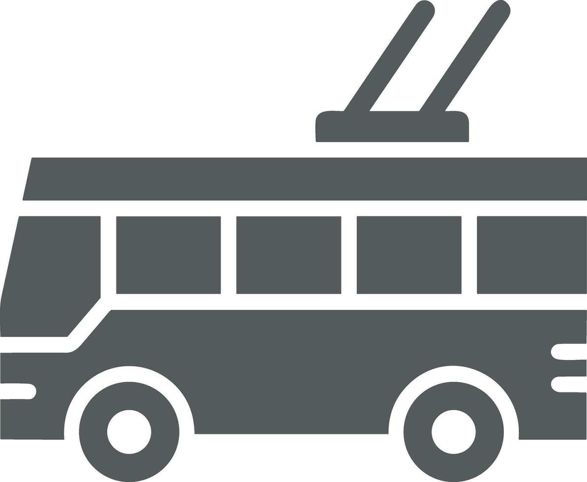 Bus transportation symbol icon vector image. Illustration of the silhouette bus transport public travel design image. EPS 10