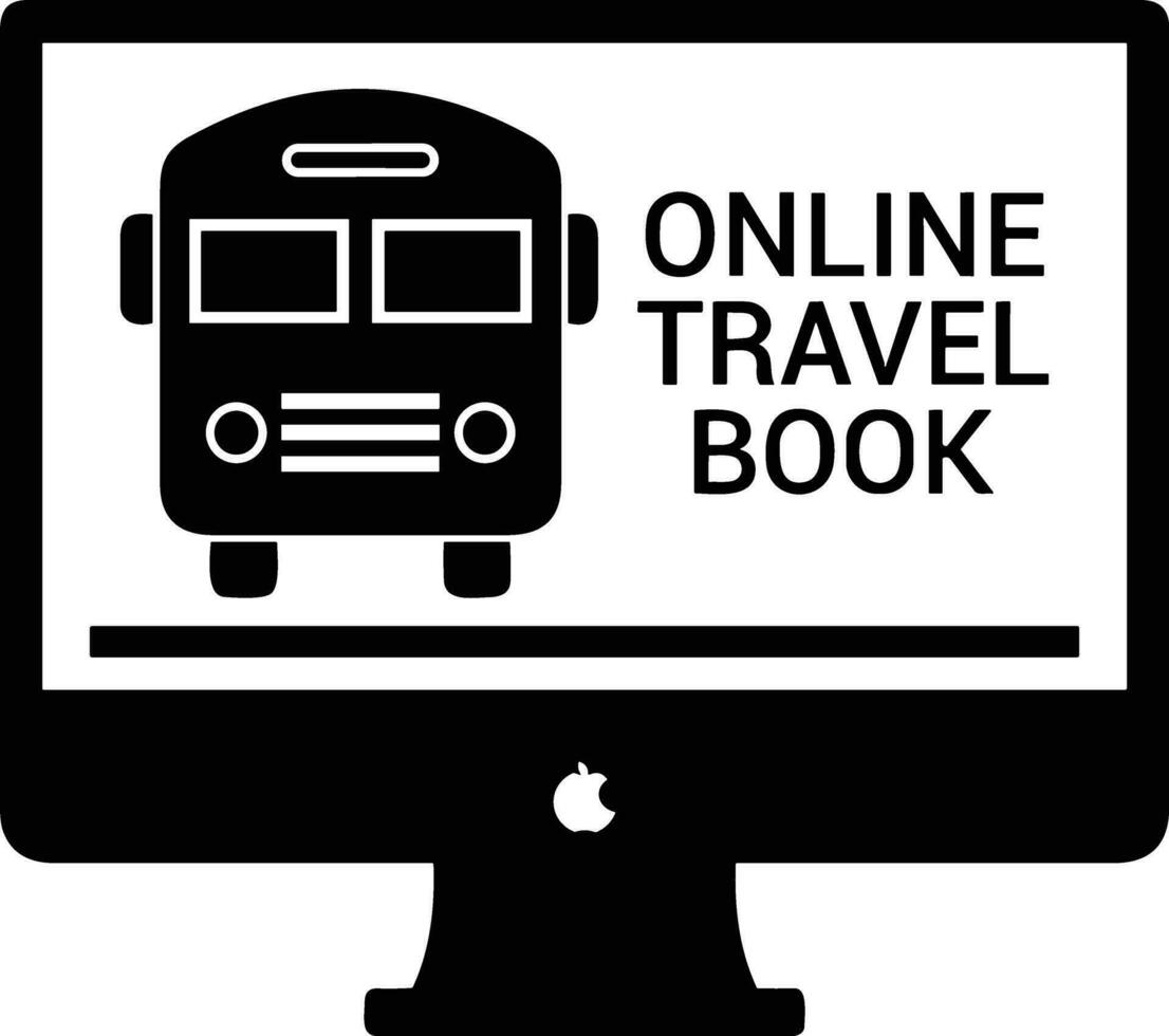 Bus transportation symbol icon vector image. Illustration of the silhouette bus transport public travel design image. EPS 10