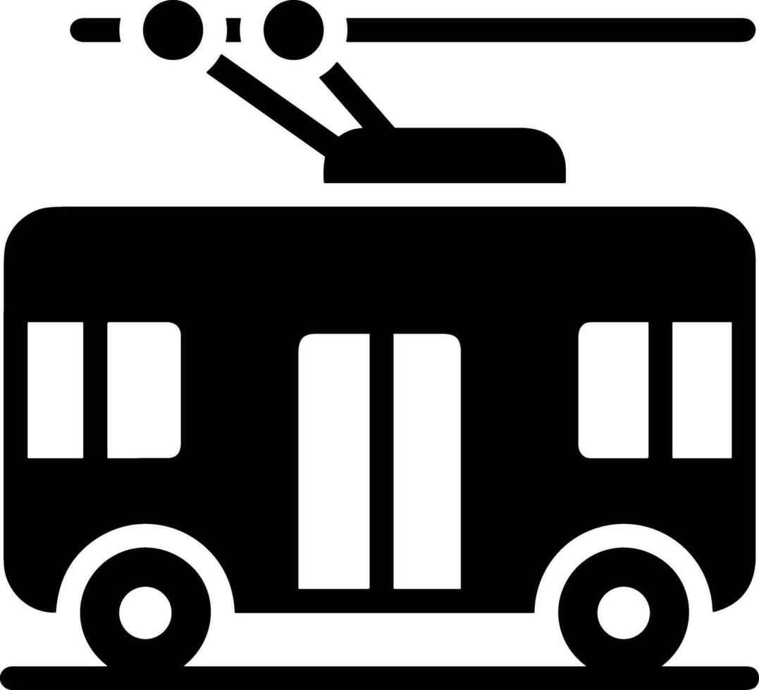 Bus transportation symbol icon vector image. Illustration of the silhouette bus transport public travel design image. EPS 10