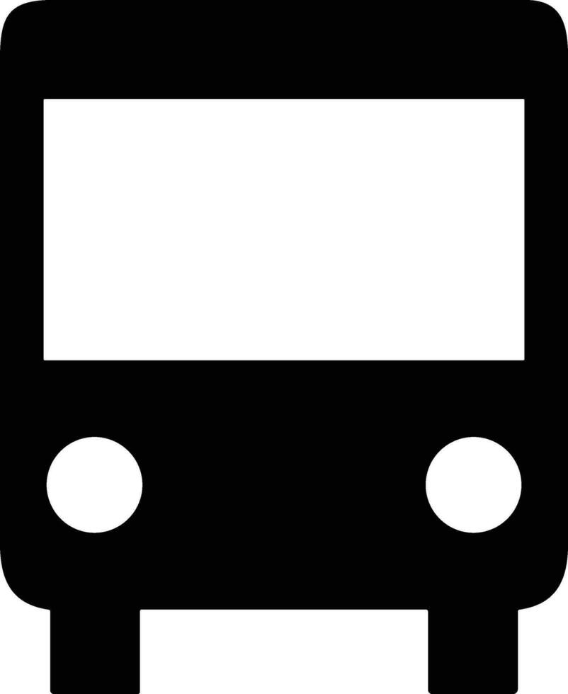 Bus transportation symbol icon vector image. Illustration of the silhouette bus transport public travel design image. EPS 10