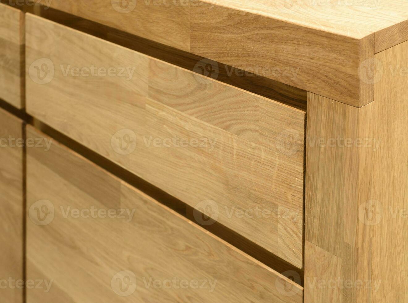 de madera cajones cerca ver foto, de madera eco mueble elementos antecedentes. sólido madera mueble detalles foto