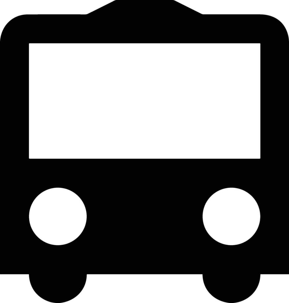 Bus transportation symbol icon vector image. Illustration of the silhouette bus transport public travel design image. EPS 10