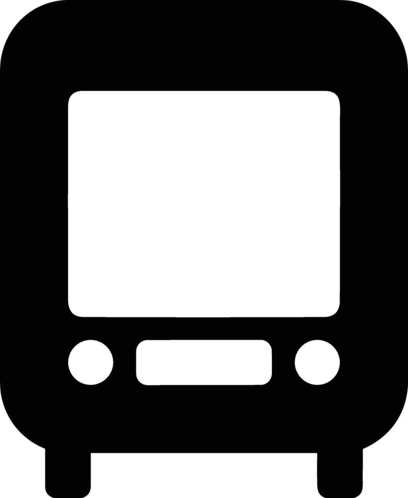 Bus transportation symbol icon vector image. Illustration of the silhouette bus transport public travel design image. EPS 10