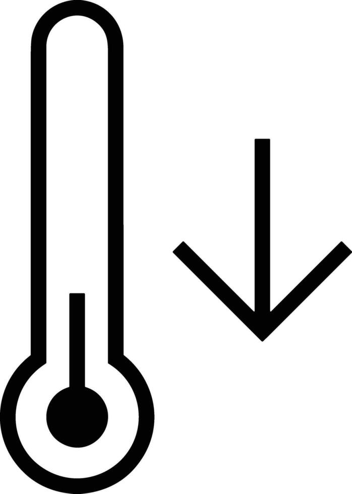 termómetro medicina icono símbolo imagen vector. ilustración de el temperatura frío y caliente medida herramienta diseño imagen.eps 10 vector