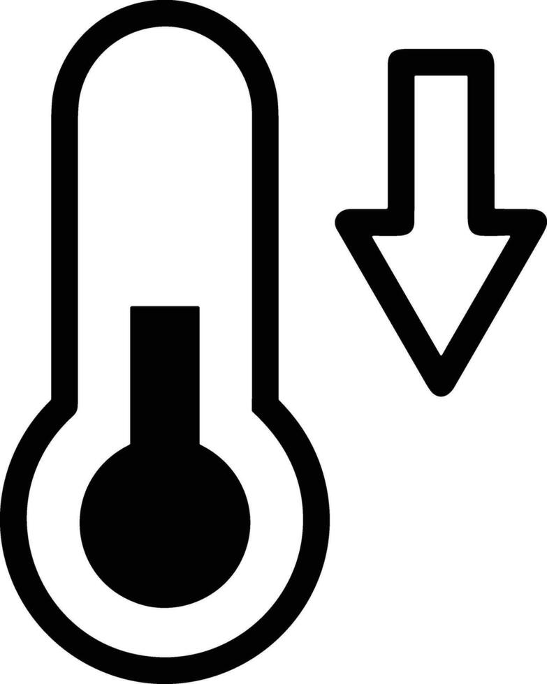 termómetro medicina icono símbolo imagen vector. ilustración de el temperatura frío y caliente medida herramienta diseño imagen.eps 10 vector