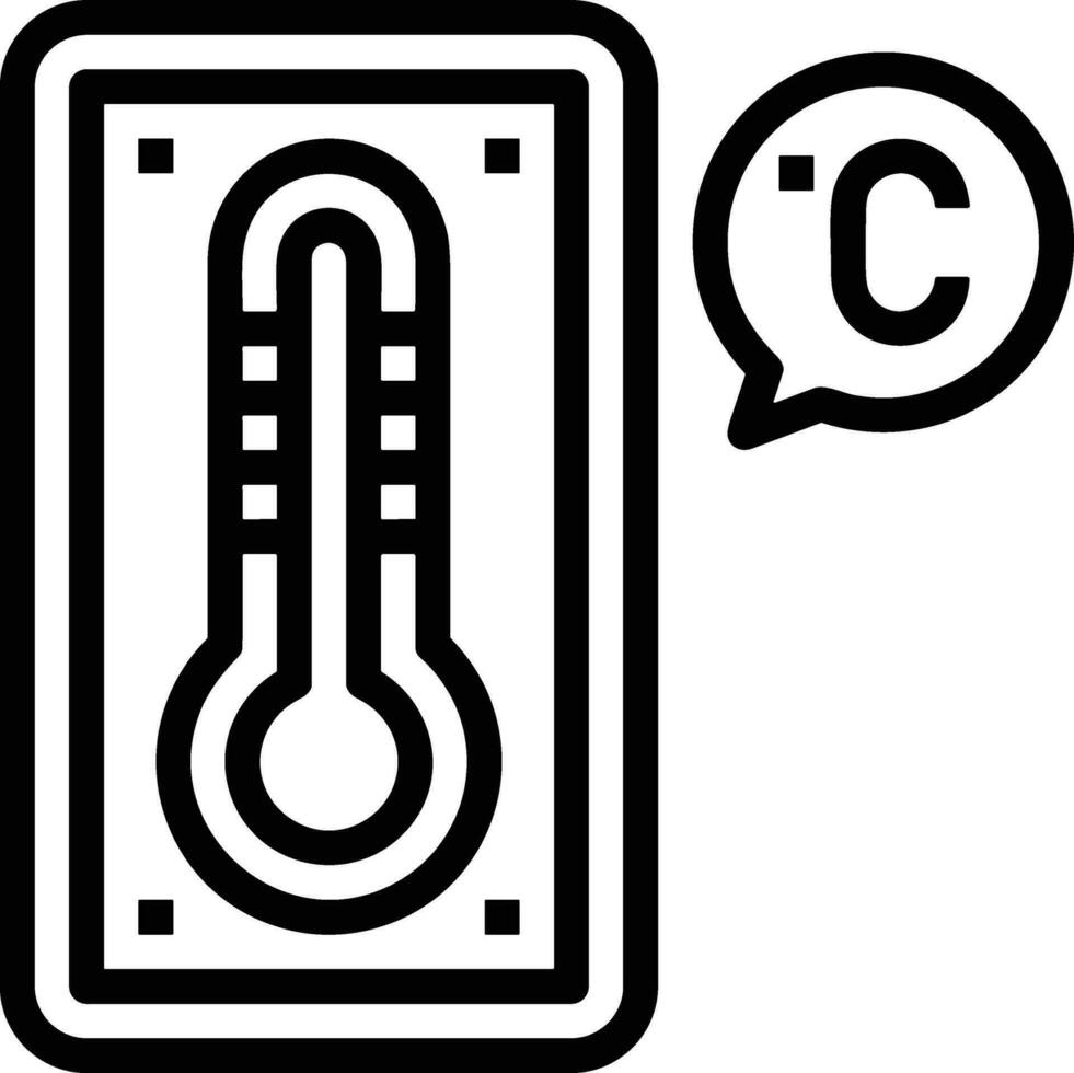 Thermometer medicine icon symbol image vector. Illustration of the temperature cold and hot measure tool design image.EPS 10 vector