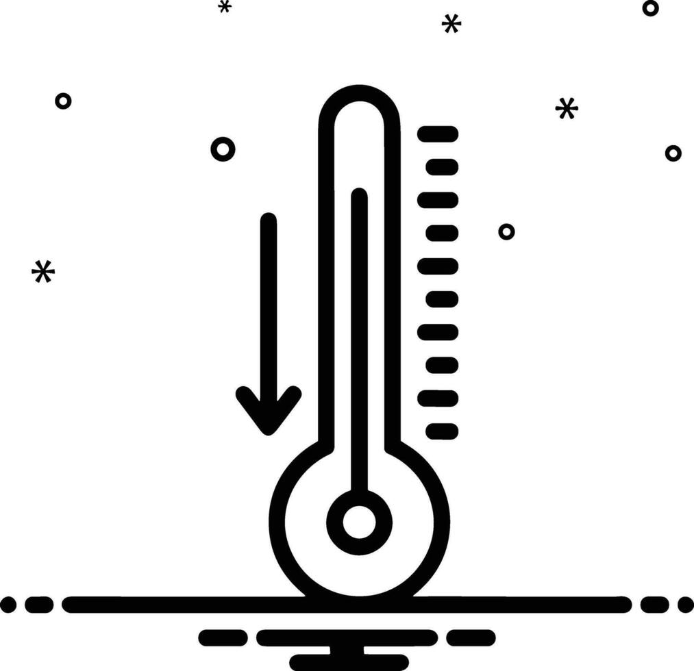 termómetro medicina icono símbolo imagen vector. ilustración de el temperatura frío y caliente medida herramienta diseño imagen.eps 10 vector